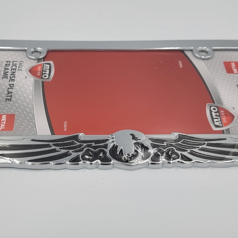 Eagle Metal License Plate Frame - 3 Pack - Picture 2 of 6